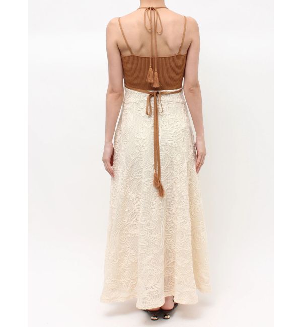 LAGUNAMOON「メッシュコンビニットドッキングワンピ-ス」|ワンピース|