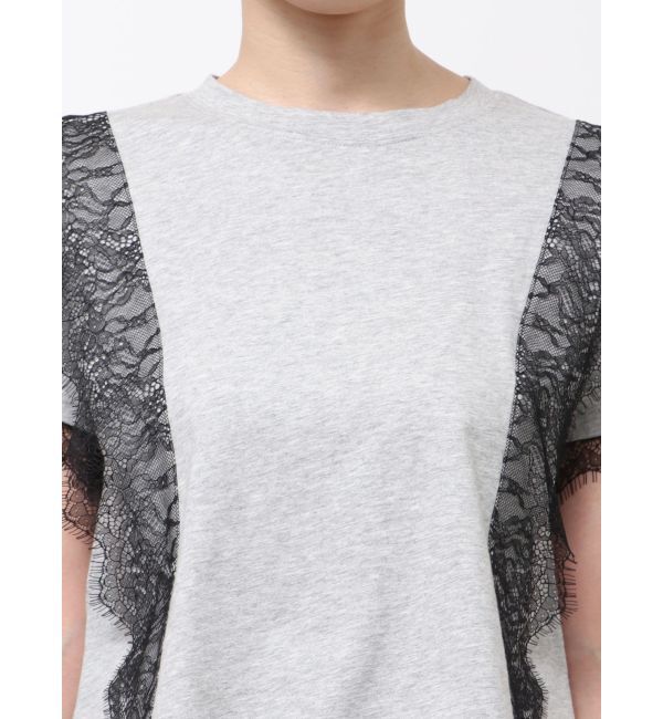 LAGUNAMOON「レースドッキングTシャツ」|Tシャツ・カットソー|