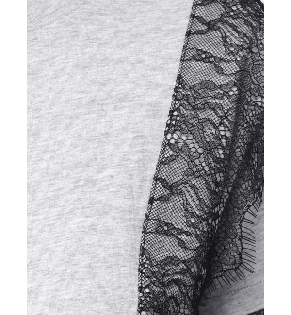LAGUNAMOON「レースドッキングTシャツ」|Tシャツ・カットソー|