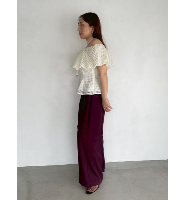 LAGUNAMOON「オフショルペプラムブラウス」|シャツ・ブラウス|