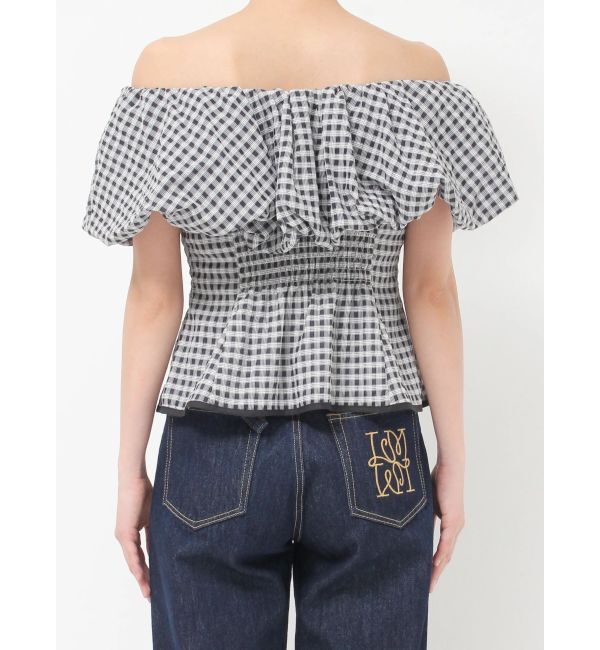 LAGUNAMOON「オフショルペプラムブラウス」|シャツ・ブラウス|