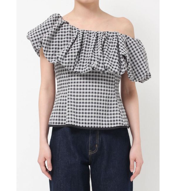 LAGUNAMOON「オフショルペプラムブラウス」|シャツ・ブラウス|