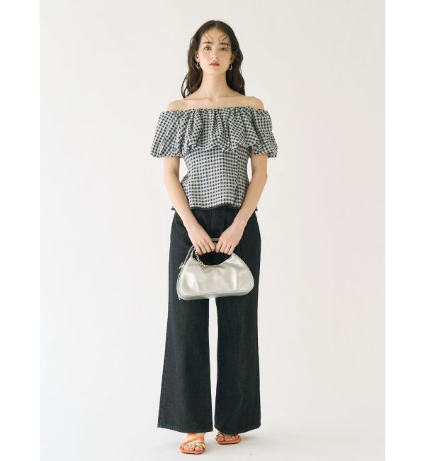 LAGUNAMOON「オフショルペプラムブラウス」|シャツ・ブラウス|