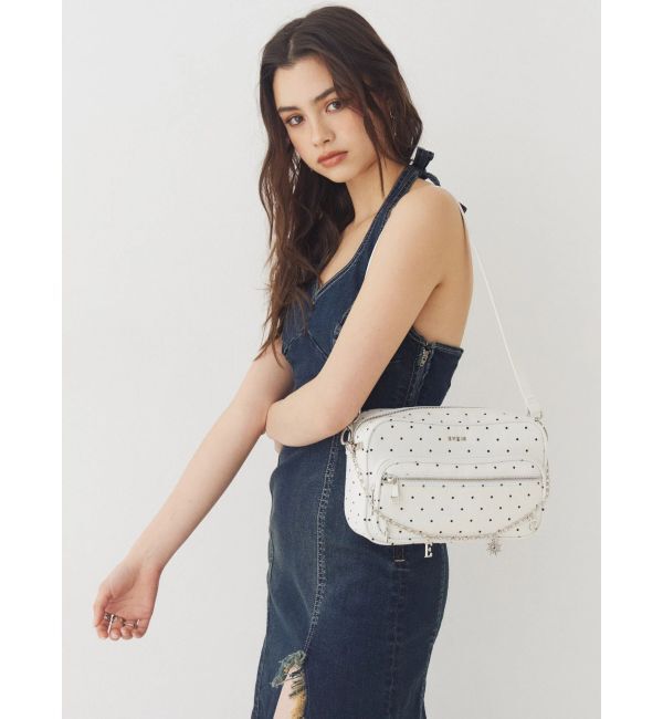 EVRIS「ホルターネックデニムロングワンピース」|ワンピース|