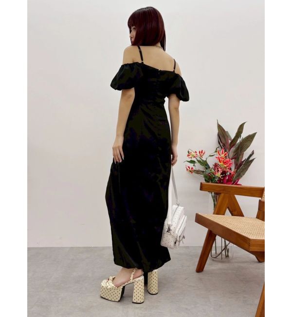 EVRIS「ストラップデザインワンピース」|ワンピース|