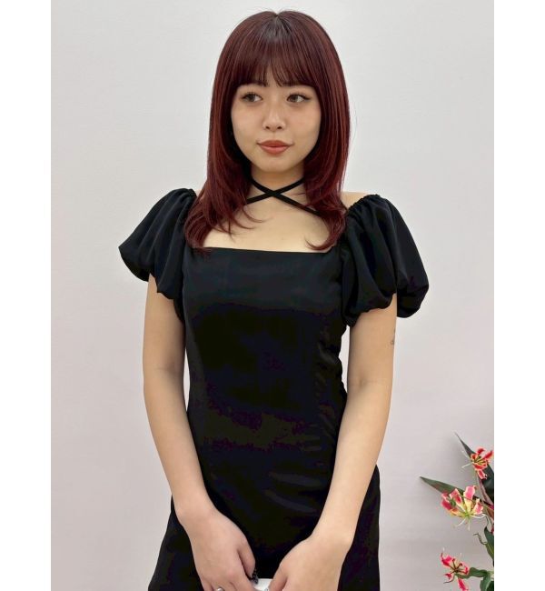 EVRIS「ストラップデザインワンピース」|ワンピース|