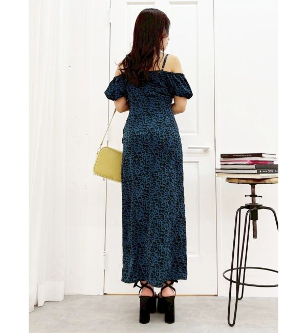 EVRIS「ストラップデザインワンピース」|ワンピース|ブルー