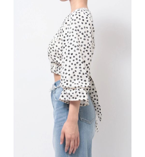 GYDA「BACKリボンスクエアネックブラウス」|シャツ・ブラウス|