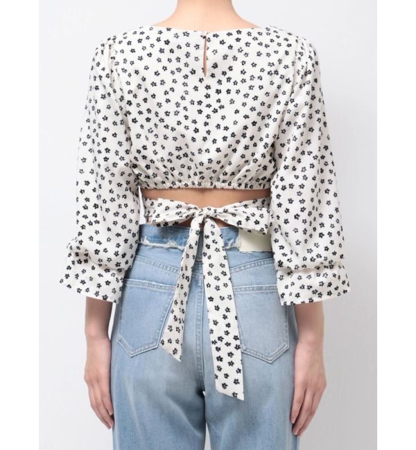 GYDA「BACKリボンスクエアネックブラウス」|シャツ・ブラウス|