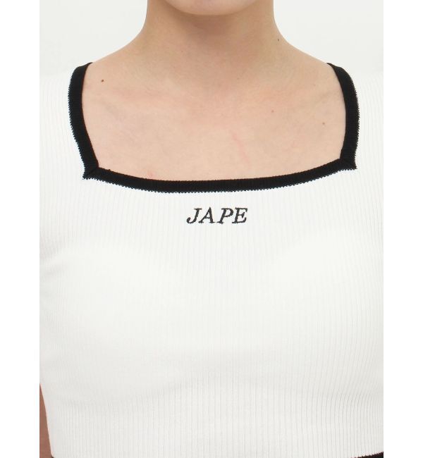 GYDA「スクエアネックHEM LINE ニットトップス」|ニット・セーター|