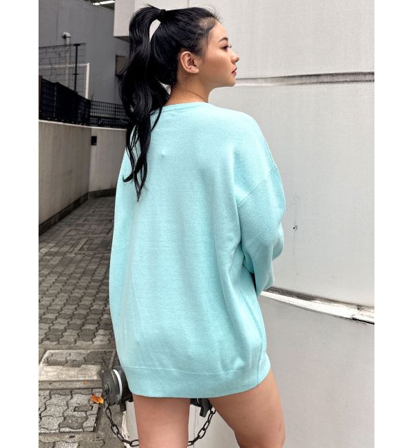 GYDA「GDロゴLOOSEモチーフニットトップス」|ニット・セーター|