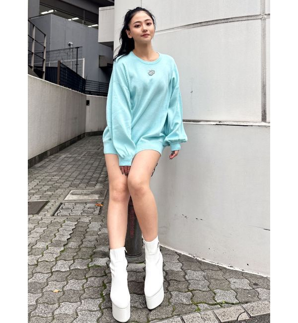 GYDA「GDロゴLOOSEモチーフニットトップス」|ニット・セーター|