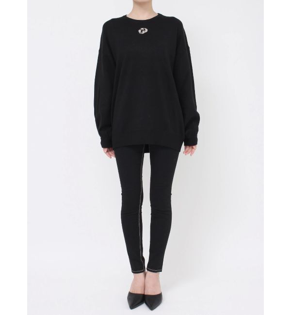 GYDA「GDロゴLOOSEモチーフニットトップス」|ニット・セーター|