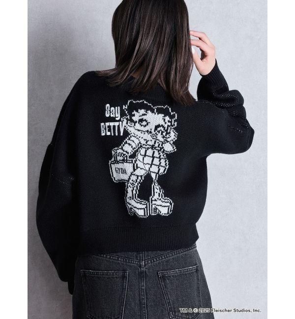 GYDA「BETTY&times;GYDA short ニットトップス」|ニット・セーター|