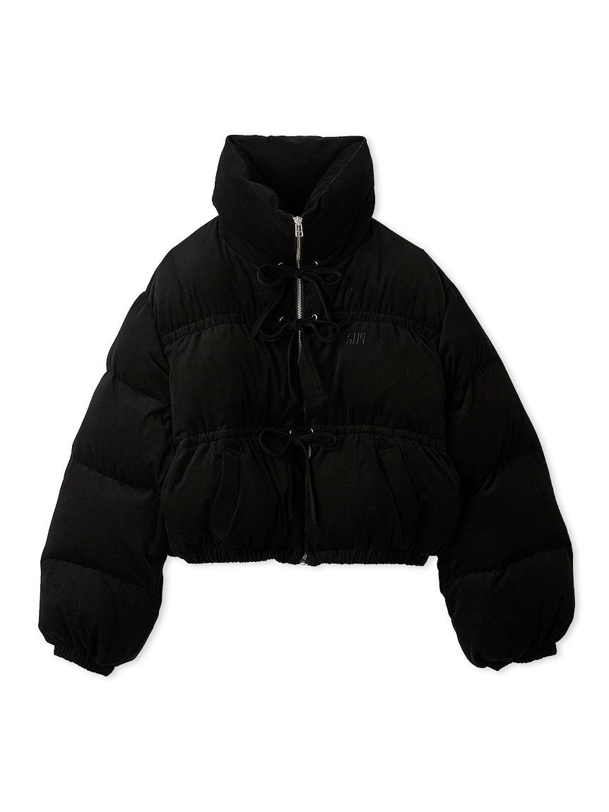 FURFUR「コーデュロイリボンショートパディングジャケット」|ダウン|