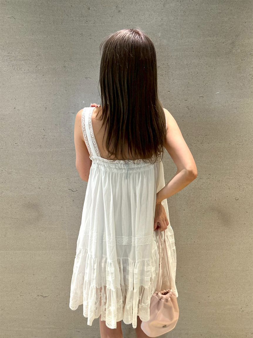 FURFUR「レースデザインチュニックワンピース」|ワンピース|