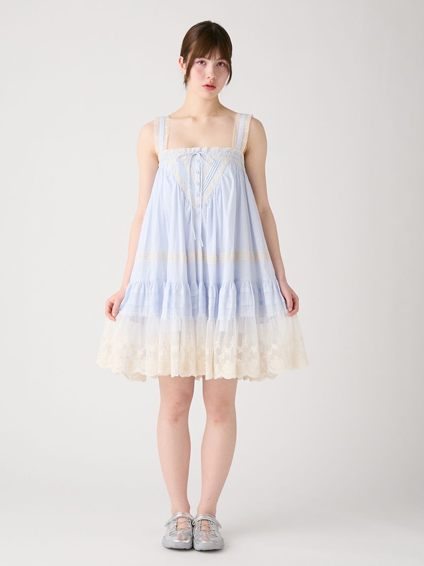 FURFUR「レースデザインチュニックワンピース」|ワンピース|LBLU