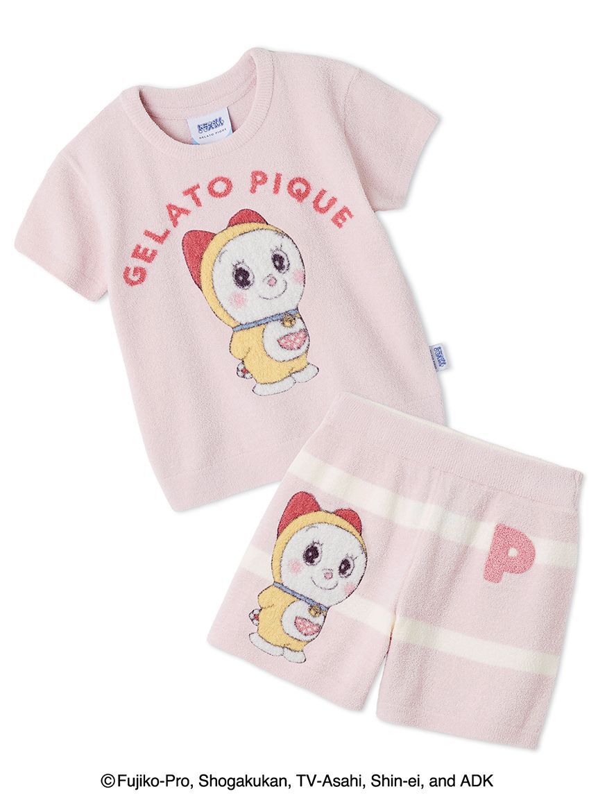 GELATO PIQUE KIDS & BABY「【ドラえもん】【キッズ】ジャガードプルオーバー&ショートパンツセット」|ルームウェア|PNK