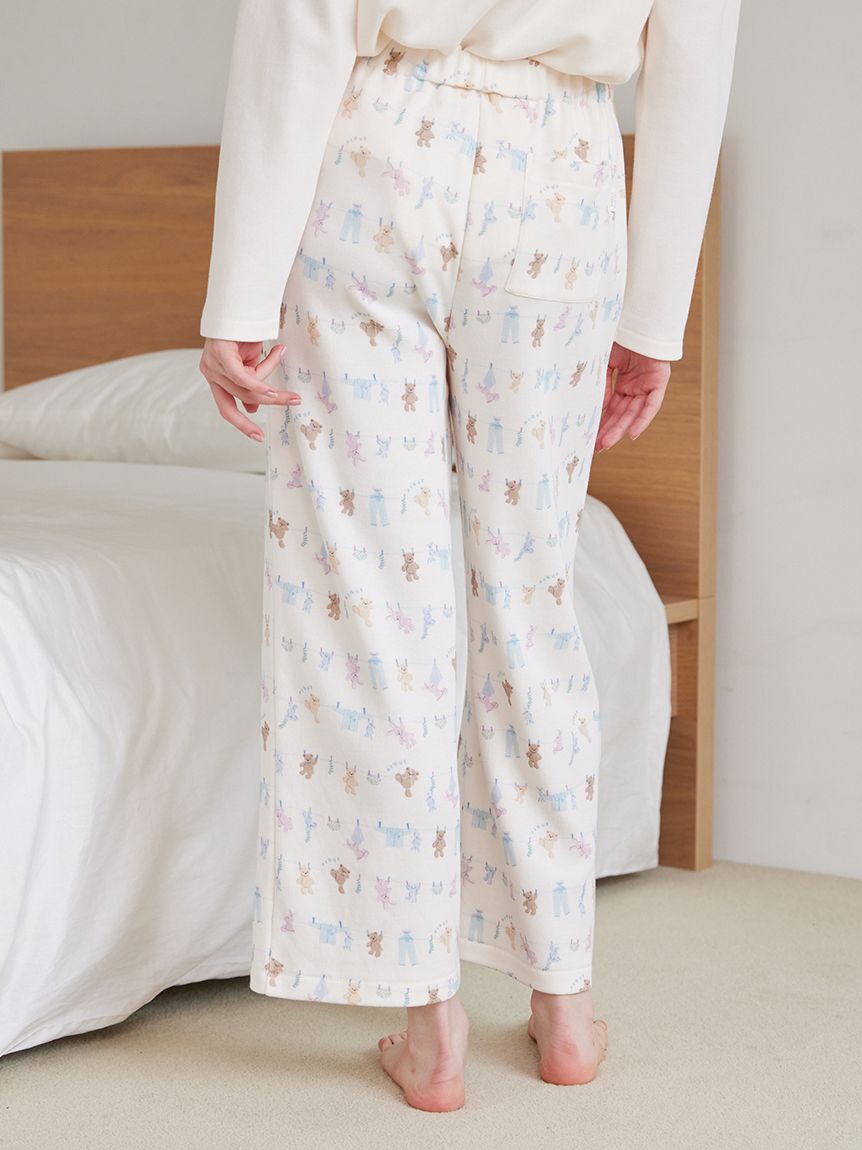 gelato pique「ウォッシングアニマル柄ロングパンツ」|ルームウェア|