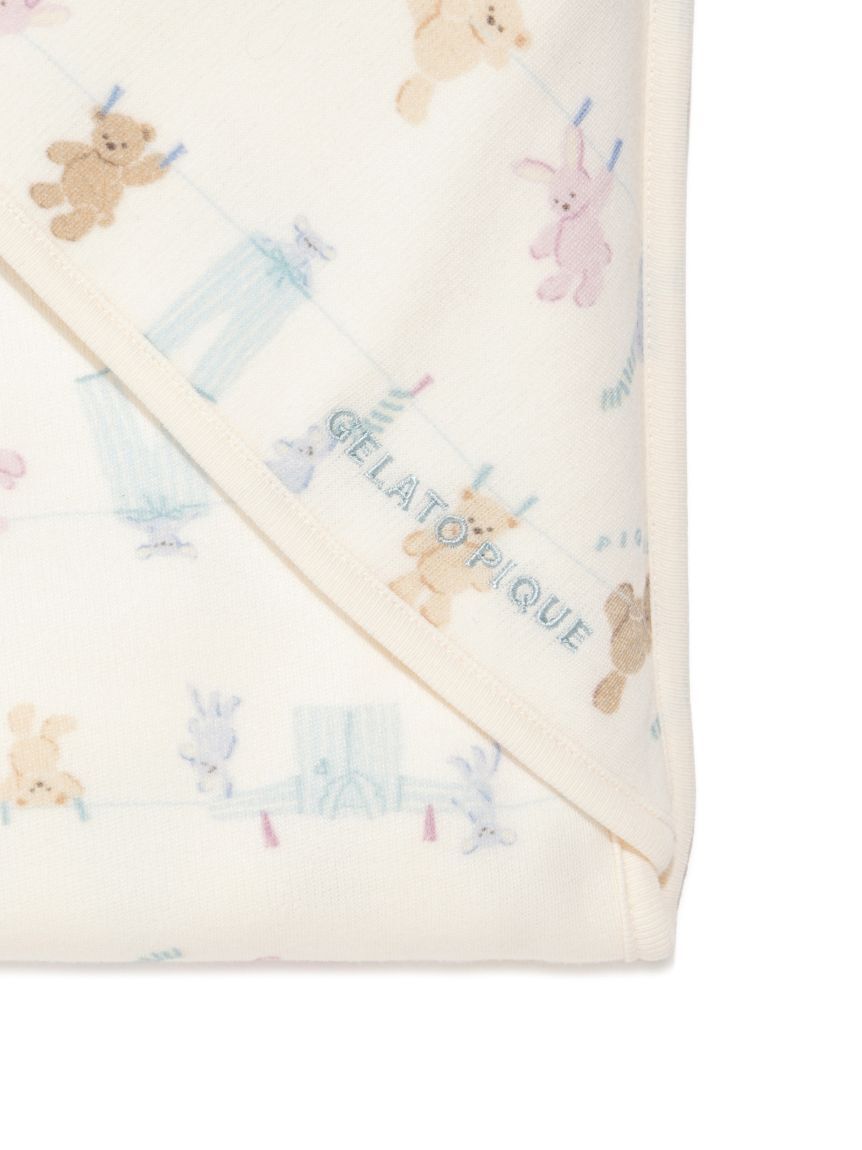 GELATO PIQUE KIDS & BABY「【ラッピング済み】【BABY】ウォッシングアニマル柄スタイ&総柄ブランケットSET」|その他ベビー用品|