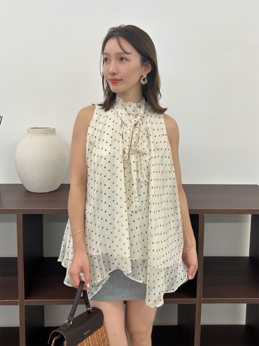 FRAY I.D「リボンタイホルターブラウス」|シャツ・ブラウス|