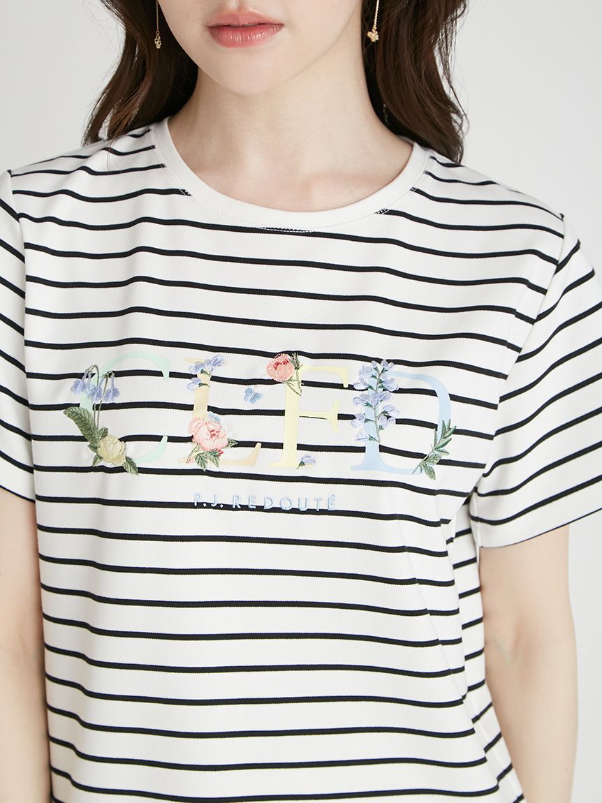 CELFORD「【CELFORD&times;P.J. REDOUTEコラボ】 エンブロイダリーTシャツ」|Tシャツ・カットソー|