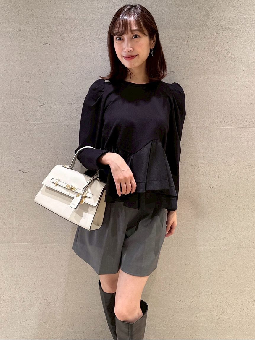 CELFORD「ペプラムドッキングカットトップス」|Tシャツ・カットソー|