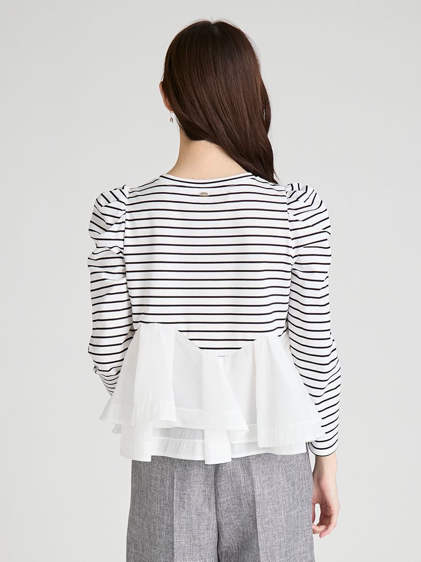 CELFORD「ペプラムドッキングカットトップス」|Tシャツ・カットソー|