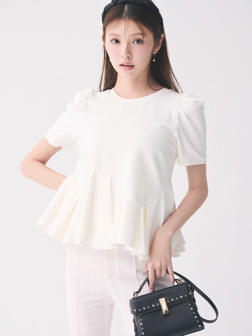 CELFORD「【洗える】アシンメトリーカットトップス」|Tシャツ・カットソー|