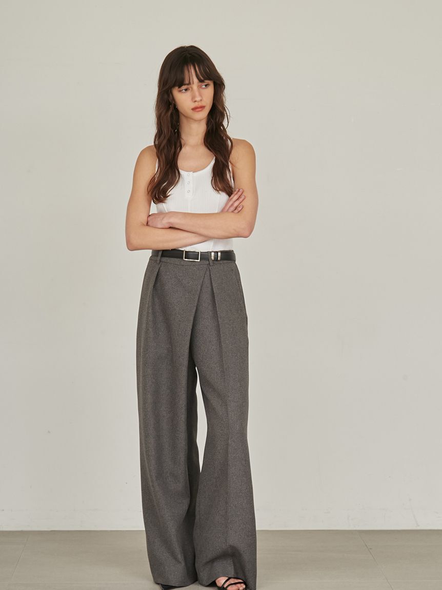styling/「ラップワイドパンツ」|チノ|