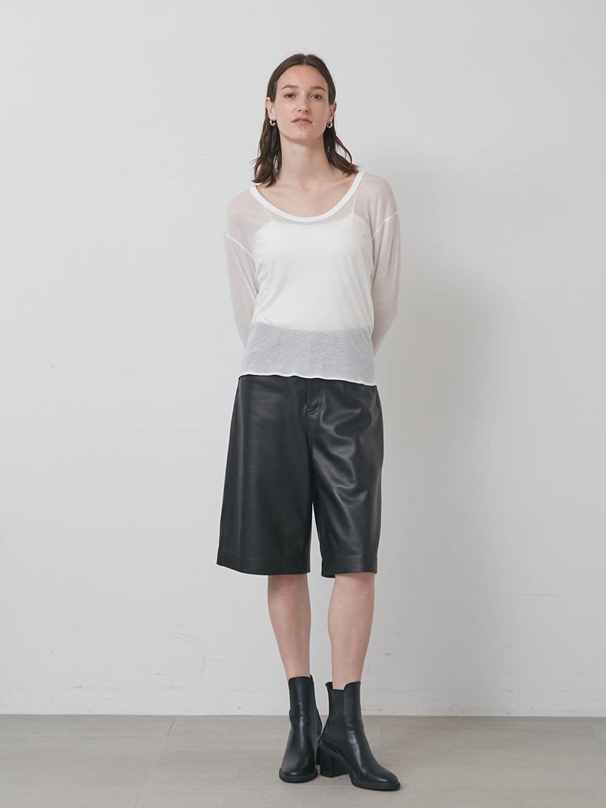 styling/「Ｕネック2WAYカットトップス」|Tシャツ・カットソー|