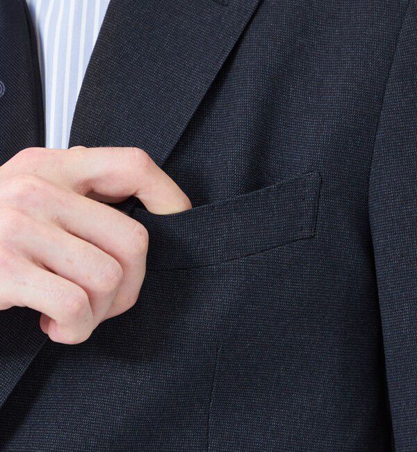 MACKINTOSH PHILOSOPHY「トロッター ジャケット ピンヘッドストレッチ」|テーラードジャケット|
