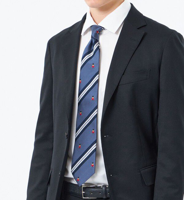 MACKINTOSH PHILOSOPHY「BUCKINGHAM BEAR&times;ストライプ レギュラータイ」|ネクタイ・蝶ネクタイ|