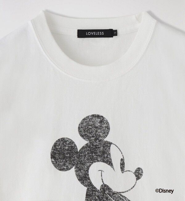  「【ミッキーマウス / LOVELESS限定プリントTシャツ(バックスタイル)】」|Tシャツ・カットソー|