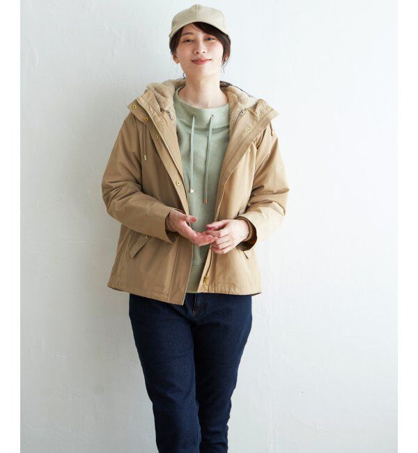ikka「撥水ライナー付き3WAYマウンテンパーカー」|ブルゾン・スタジャン|
