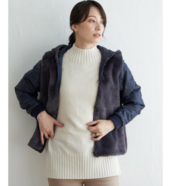 ikka「撥水ライナー付き3WAYマウンテンパーカー」|ブルゾン・スタジャン|