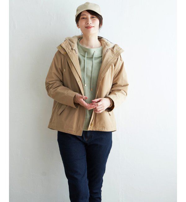 ikka「撥水ライナー付き3WAYマウンテンパーカー」|ブルゾン・スタジャン|
