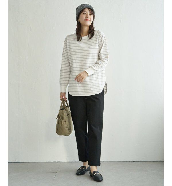 ikka「【雑誌InRed11月号掲載】GOKU楽パンツ テーパード【親子コーデ】」|その他|