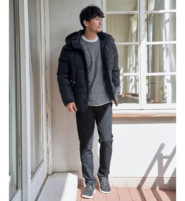 ikka「GOKU楽パンツ EASY STRETCH 起毛チェック5P」|その他|