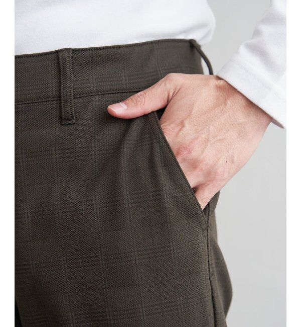 ikka「GOKU楽パンツ EASY STRETCH 起毛チェック5P」|その他|