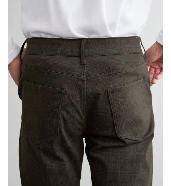 ikka「GOKU楽パンツ EASY STRETCH 起毛チェック5P」|その他|