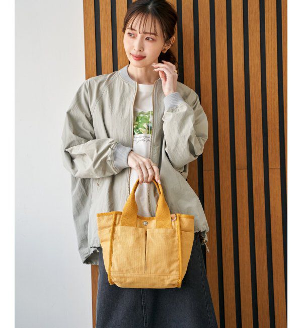 ikka「【雑誌InRed4月号掲載】キャンバスパイピングミニトートバッグ」|トートバッグ|