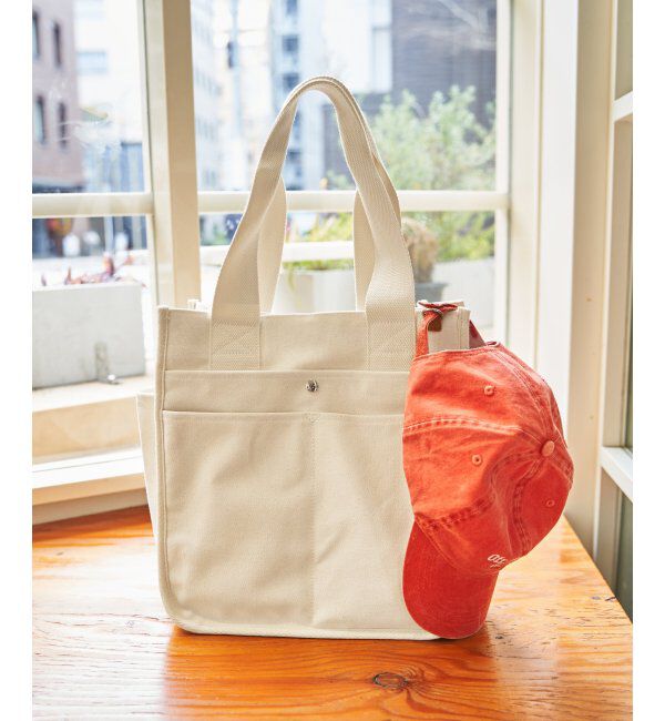 ikka「キャンバスパイピングビッグトートバッグ」|その他|