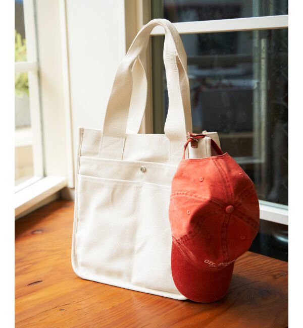 ikka「キャンバスパイピングビッグトートバッグ」|その他|