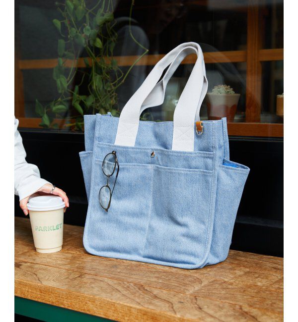 ikka「キャンバスパイピングビッグトートバッグ」|その他|