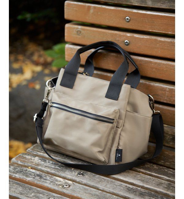 ikka「ハッスイナイロン8ポケ2WAYトート」|その他|