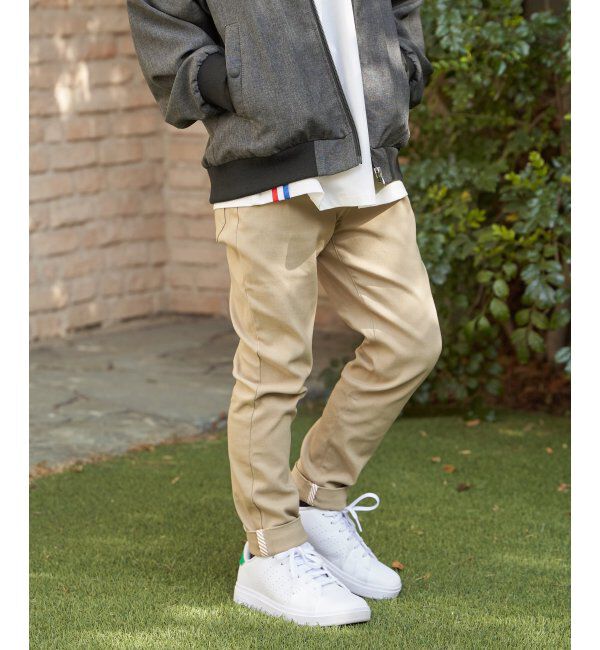 ikka kids「GOKU楽パンツスーパーストレッチ（120~160cm）」|その他|ベージュ