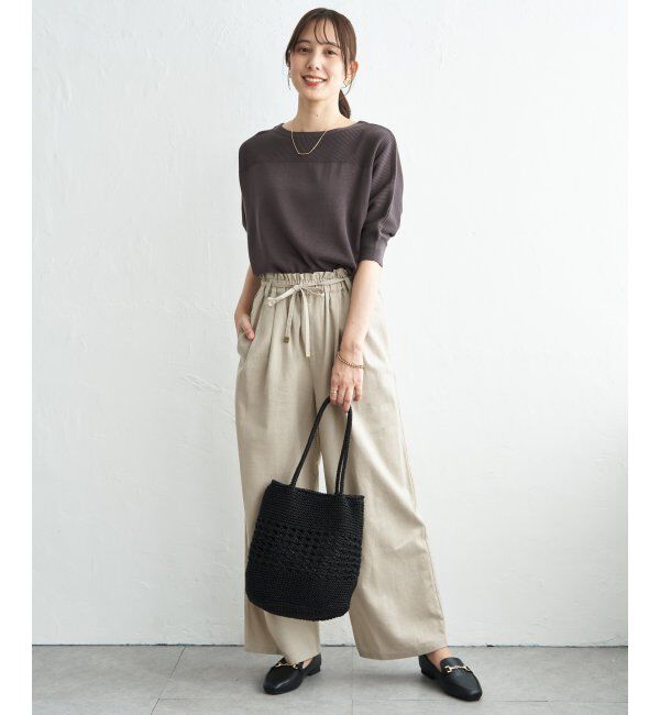 ikka「雑材ラメメッシュトートバッグ」|その他|