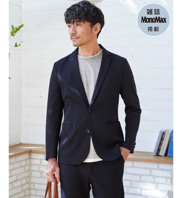 IKKA LOUNGE「【雑誌MonoMax4月号掲載】GOKU楽ワークポンチジャケット「小泉孝太郎さん着用モデル」」|テーラードジャケット|