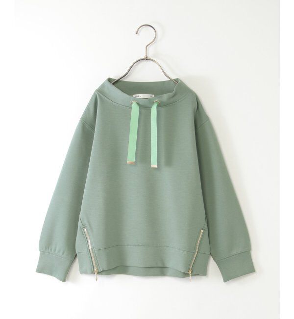 ikka kids「【親子コーデ】カノコダンボールサイドジップスピンドルプルオーバー（120~160cm）」|Tシャツ・カットソー|ミントグリーン